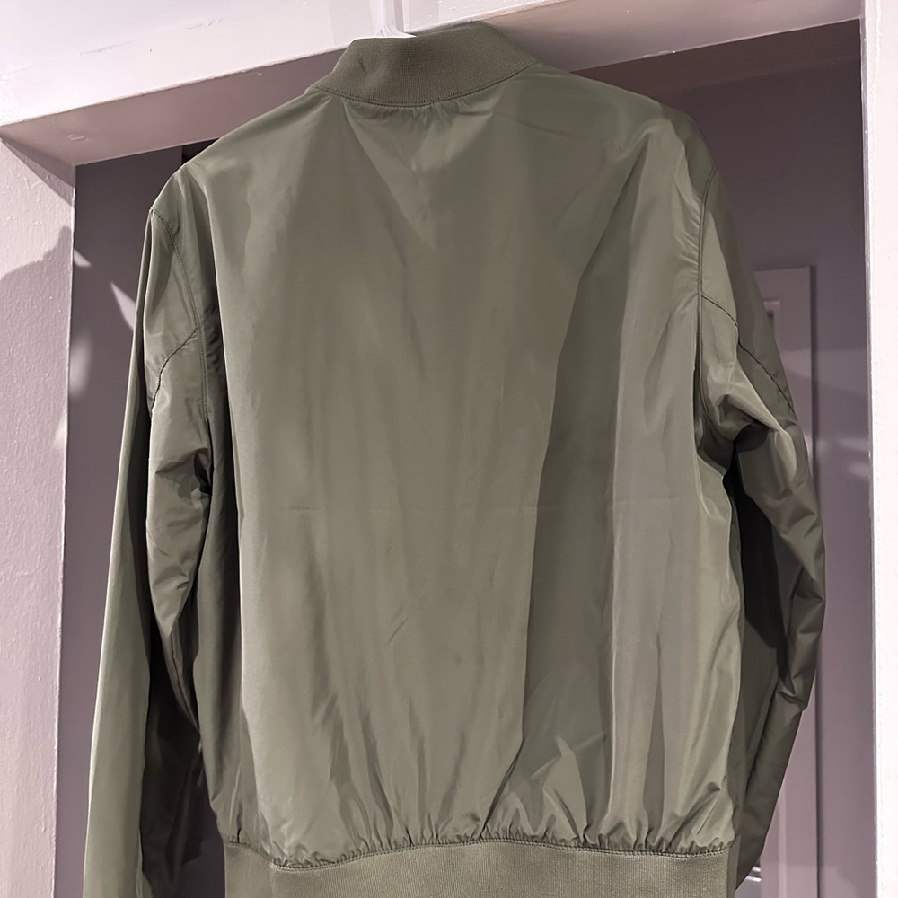H&M Green Bomber Jacket Small - Picture 2 of 3